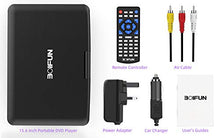 Load image into Gallery viewer, 17.5" Portable DVD Player with 15.6" Large HD Screen, 6 Hours Rechargeable Battery, Support USB/SD Card/Sync TV and Multiple Disc Formats, High Volume Speaker,Black
