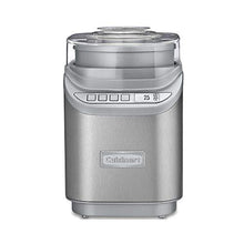 Load image into Gallery viewer, Cuisinart ICE-70 Electronic Ice Cream Maker, Brushed Chrome, Ice Cream Maker with Countdown Timer, With Countdown Timer
