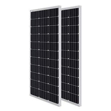 Load image into Gallery viewer, Renogy Solar Panel 2pcs 100 Watt 12 Volt Monocrystalline, 2-Pack Compact Design
