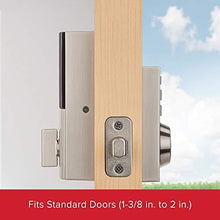 Load image into Gallery viewer, Kwikset 99140-019 SmartCode 914 Modern Contemporary Smart Lock Keypad Electronic Deadbolt With SmartKey Security and Z-Wave Plus, Satin Nickel
