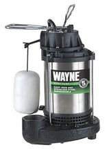 Load image into Gallery viewer, WAYNE CDU980E 3/4 HP Submersible Cast Iron and Stainless Steel Sump Pump With Integrated Vertical Float Switch
