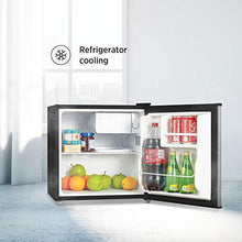 Load image into Gallery viewer, Midea WHS-65LB1 Compact Single Reversible Door Refrigerator, 1.6 Cubic Feet(0.045 Cubic Meter), Black
