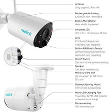 Load image into Gallery viewer, Outdoor Security Camera System Wireless, Solar Battery Powered, 1080p Wirefree Waterproof 2-Way Audio Night Vision w/ PIR Motion Sensor, Support Alexa/Google Assistant, REOLINK Argus Eco+Solar Panel
