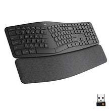 Load image into Gallery viewer, Logitech Ergo K860 Wireless Ergonomic Keyboard with Wrist Rest - Split Keyboard Layout for Windows/Mac, Bluetooth or USB Connectivity
