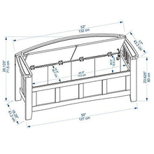Load image into Gallery viewer, Linon Bench, Natural Wash
