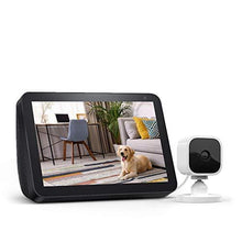 Load image into Gallery viewer, Echo Show 8 Charcoal with Blink Mini Indoor Smart Security Camera, 1080 HD with Motion Detection
