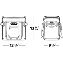 Load image into Gallery viewer, RTIC Soft Cooler 20, Tan, Insulated Bag, Leak Proof Zipper
