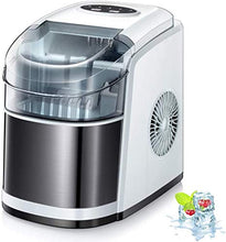 Load image into Gallery viewer, Kismile Countertop Ice Maker Machine,26Lbs/24H Compact Ice Makers,Portable Ice Cube Maker with self-Cleaning
