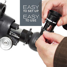 Load image into Gallery viewer, Celestron - AstroMaster 70AZ Telescope - Refractor Telescope - Fully Coated Glass Optics - Adjustable Height Tripod – Bonus Astronomy Software Package
