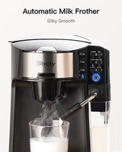 Load image into Gallery viewer, Sboly 6 In 1 Coffee Machine, Single Serve Coffee, Tea, Latte and Cappuccino Maker, Compatible With K-Cup Pods &amp; Ground Coffee, Compact Coffee Brewer with Dishwasher Safe Milk Frother
