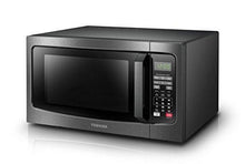 Load image into Gallery viewer, Toshiba EM131A5C-BS Microwave Oven with Smart Sensor Easy Clean Interior, ECO Mode and Sound On-Off, 1.2 Cu. ft, Black Stainless Steel
