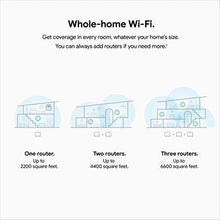 Load image into Gallery viewer, Google Nest Wifi -  AC2200 - Mesh WiFi System -  Wifi Router - 4400 Sq Ft Coverage - 2 pack
