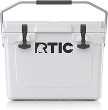 Load image into Gallery viewer, RTIC Hard Cooler, 20 qt, White, Ice Chest with Heavy Duty Rubber Latches, 3 Inch Insulated Walls
