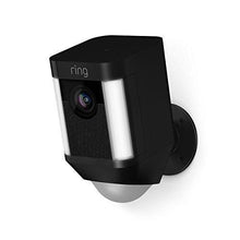 Load image into Gallery viewer, Certified Refurbished Ring Spotlight Cam Wired: Plugged-in HD security camera with built-in spotlights, two-way talk and a siren alarm, Black, Works with Alexa
