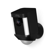 Load image into Gallery viewer, Ring Spotlight Cam Battery HD Security Camera with Built Two-Way Talk and a Siren Alarm, Black, Works with Alexa
