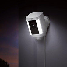 Load image into Gallery viewer, Certified Refurbished Ring Spotlight Cam Wired: Plugged-in HD security camera with built-in spotlights, two-way talk and a siren alarm, White, Works with Alexa
