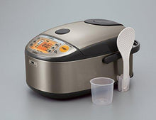 Load image into Gallery viewer, Zojirushi NP-HCC10XH Induction Heating System Rice Cooker and Warmer, 1 L, Stainless Dark Gray
