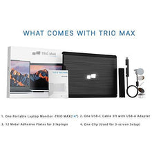 Load image into Gallery viewer, Mobile Pixels Trio Max Portable Monitor, 14'' Full HD IPS Dual Triple monitor for laptops, USB C/USB A powered portable display,Windows/OS/Android/Switch Compatible (One Monitor Only)
