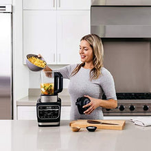 Load image into Gallery viewer, Ninja Foodi Cold &amp; Hot Cook Hot Soups, Sauces and Dips Blender with 1400 Peak Watts to Crush Frozen Drinks &amp; Smoothies Nonstick Glass Pitcher (HB152), 64 oz, Black
