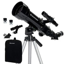 Load image into Gallery viewer, Celestron - 70mm Travel Scope - Portable Refractor Telescope - Fully-Coated Glass Optics - Ideal Telescope for Beginners - BONUS Astronomy Software Package
