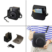 Load image into Gallery viewer, Fujifilm Instax Mini 11 Instant Camera - Charcoal Grey (16654786) + Fujifilm Instax Mini Twin Pack Instant Film (16437396) + Single Pack Rainbow Film + Case + Travel Stickers
