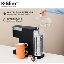 Load image into Gallery viewer, Keurig K-Slim Coffee Maker, Single Serve K-Cup Pod Coffee Brewer, 8 to 12 oz. Brew Sizes, Black

