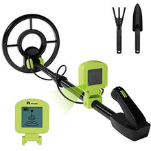 Load image into Gallery viewer, RM RICOMAX Metal Detector for Kids - Kids Metal Detector with LCD Display &amp; Buzzer IP68 Waterproof &amp; 2 Lb Lightweight Best Gift for Kids 24 to 35'' Foldable &amp; Adjustable Kids Metal Detector, Green
