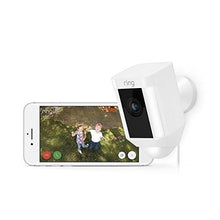 Load image into Gallery viewer, Certified Refurbished Ring Spotlight Cam Wired: Plugged-in HD security camera with built-in spotlights, two-way talk and a siren alarm, White, Works with Alexa

