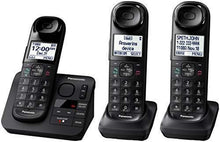 Load image into Gallery viewer, Panasonic Black Cordless Telephone with 3 Handsets and Answering Machine KX-TG3683B
