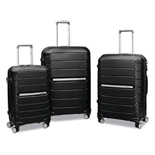 Load image into Gallery viewer, Samsonite Freeform Hardside Expandable with Double Spinner Wheels, Black, Carry-On 21-Inch
