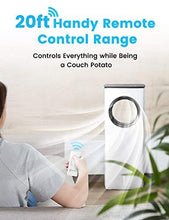 Load image into Gallery viewer, COMFYHOME 2-in-1 Air Cooler, 32" Swamp Cooler w/ Cooling Function, Bladeless Design, 3 Wind Speeds, 4 Modes, 40°Oscillation, 8H Timer, Remote Control Evaporative Air Cooler for Home Office
