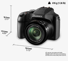 Load image into Gallery viewer, Panasonic LUMIX FZ80 4K Digital Camera, 18.1 Megapixel Video Camera, 60X Zoom DC VARIO 20-1200mm Lens, F2.8-5.9 Aperture, Power O.I.S. Stabilization, Touch Enabled 3-Inch LCD, Wi-Fi, DC-FZ80K (Black)
