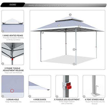 Load image into Gallery viewer, ABCCANOPY 13x13 Canopy Tent Instant Shelter Pop Up Canopy 169 sq.ft Outdoor Sun Shade, Gray
