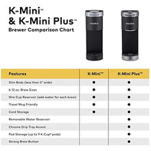 Load image into Gallery viewer, Keurig K-Mini Plus Coffee Maker, Single Serve K-Cup Pod Coffee Brewer, Comes With 6 to 12 Oz. Brew Size, K-Cup Pod Storage, and Travel Mug Friendly, Black
