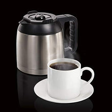 Load image into Gallery viewer, Hamilton Beach FlexBrew Thermal Coffee Maker, Single Serve &amp; Full Pot, Compatible with K-Cup Pods or Grounds, Programmable, Black and Stainless (49966)
