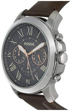 Load image into Gallery viewer, Fossil Men's Grant Quartz Leather Chronograph Watch, Color: Brown (Model: FS4813IE)
