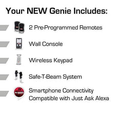 Load image into Gallery viewer, Genie QuietLift Connect – WiFi Smart Garage Door Opener with Added Wireless Keypad, ¾ HPC Smart Belt Drive – Compatible with Alexa and Google Assistant, Model 3053-TKV
