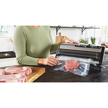 Load image into Gallery viewer, FoodSaver FM5200 2-in-1 Automatic Vacuum Sealer Machine with Express Bag Maker | Safety Certified | Silver, 9.3 x 17.6 x 9.6 inches
