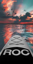 Load image into Gallery viewer, Roc Inflatable Stand Up Paddle Boards W Free Premium SUP Accessories &amp; Backpack, Non-Slip Deck Bonus Waterproof Bag, Leash, Paddle and Hand Pump (Black)
