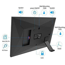Load image into Gallery viewer, FRAMEO 10.1 Inch Smart WiFi Digital Photo Frame 1280x800 IPS LCD Touch Screen, Auto-Rotate Portrait and Landscape, Built in 16GB Memory, Share Moments Instantly via Frameo App from Anywhere
