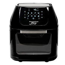 Load image into Gallery viewer, PowerXL Air Fryer Pro, Crisp, Cook, Rotisserie, Dehydrate; 7-in-1 Cooking Features; Deluxe Air Frying Accessories; 3 Recipe Books (6 Qt, Black)
