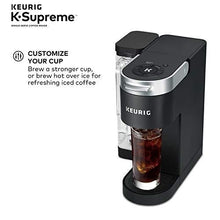 Load image into Gallery viewer, Keurig K-Supreme Coffee Maker, Single Serve K-Cup Pod Coffee Brewer, With MultiStream Technology, 66 Oz Dual-Position Reservoir, and Customizable Settings, Black
