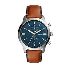 Load image into Gallery viewer, Fossil Men's Townsman Quartz Leather Chronograph Watch, Color: Brown (Model: FS5279)
