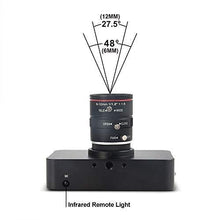 Load image into Gallery viewer, MOKOSE 12MP HDMI Camera 1080P USB HD Streaming Teaching Webcam, Recording 4K@30FPS Industry C/CS-Mount Camera with 6-12mm No Distortion Manual Zoom Lens
