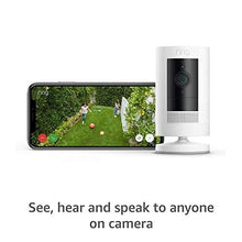 Load image into Gallery viewer, Ring Stick Up Cam Battery HD security camera with custom privacy controls, Simple setup, Works with Alexa - White
