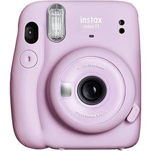 Load image into Gallery viewer, Fujifilm Instax Mini 11 Instant Camera - Lilac Purple (16654803) + 3x Packs Fujifilm Instax Mini Twin Pack Instant Film + Batteries + Case - Instant Camera Bundle
