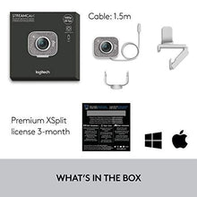 Load image into Gallery viewer, Logitech StreamCam, Live Streaming Webcam, Full 1080p HD 60fps Vertical Video, Smart auto Focus and Exposure, Dual Camera-Mount Versatility, with USB-C, for YouTube, Gaming Twitch, PC/Mac - White
