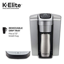 Load image into Gallery viewer, Keurig C K-Elite Maker, Single Serve K-Cup Pod Brewer, with Iced Coffee Capability, Extra Included, 75oz, Brushed Silver Plus Filter Bundle

