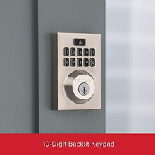 Load image into Gallery viewer, Kwikset 99140-019 SmartCode 914 Modern Contemporary Smart Lock Keypad Electronic Deadbolt With SmartKey Security and Z-Wave Plus, Satin Nickel

