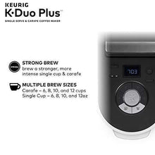 Load image into Gallery viewer, Keurig K-Duo Plus Coffee Maker, Single Serve and 12-Cup Carafe Drip Coffee Brewer, Compatible with K-Cup Pods and Ground Coffee, Black
